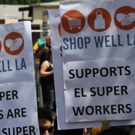 10/30/15 – -Orange County Register – Jennifer Muir Community and union leaders, local members of the clergy, as well as workers from El Super grocery stores across