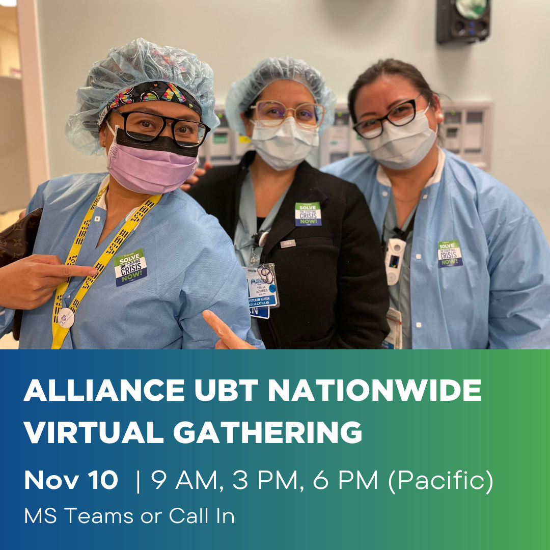 Alliance UBT Virtual Gathering Nov. 10