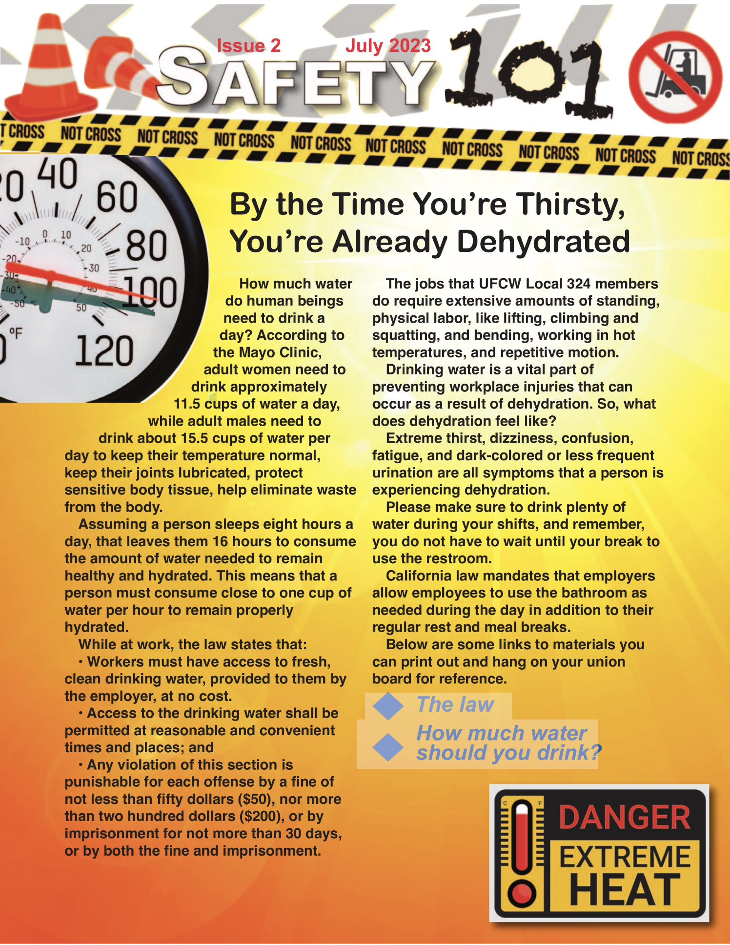 Safety 101 Newsletter-July 2023