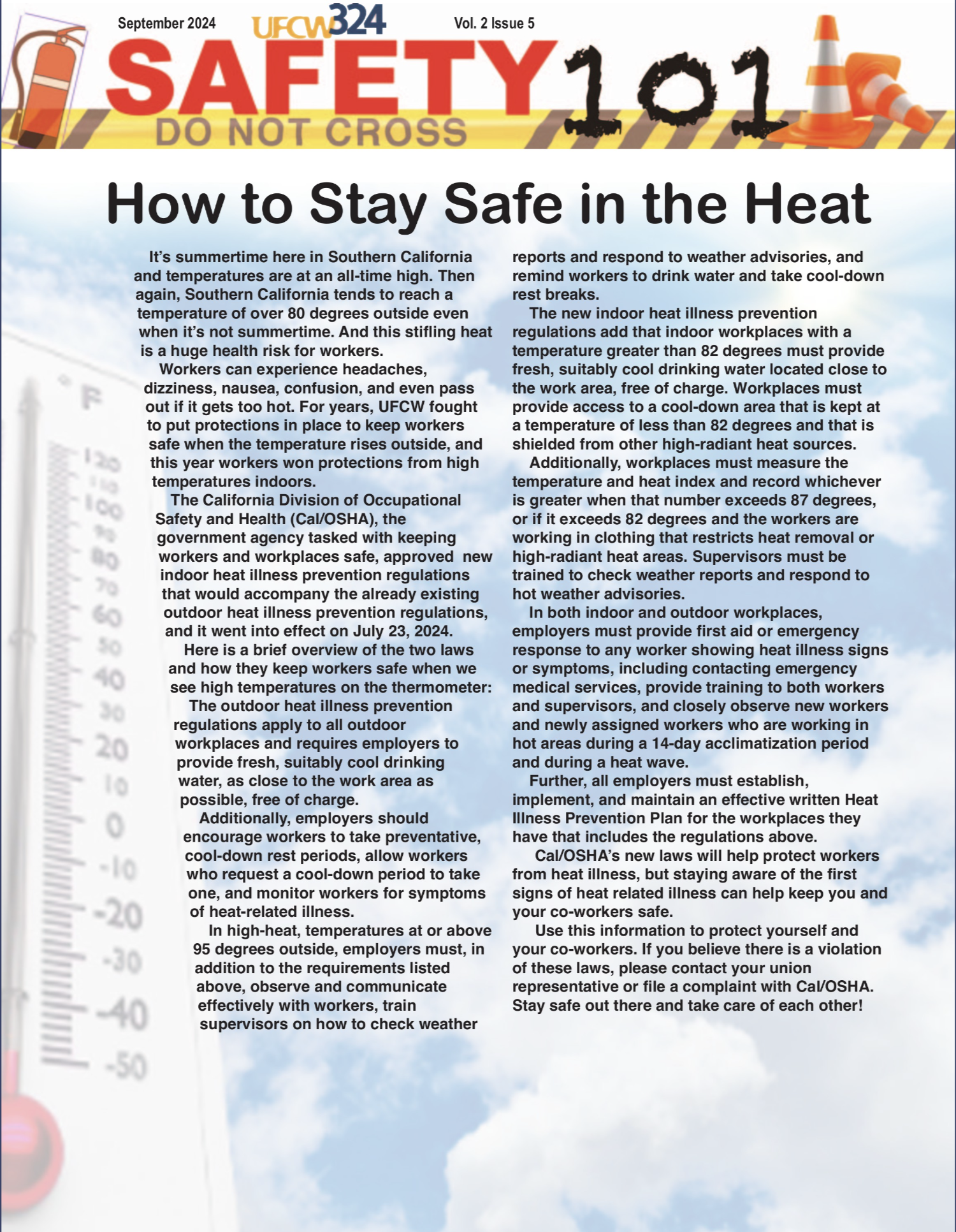 Safety 101 Newsletter-September 2024