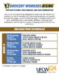 Grocery Workers Rising Delegation Schedule